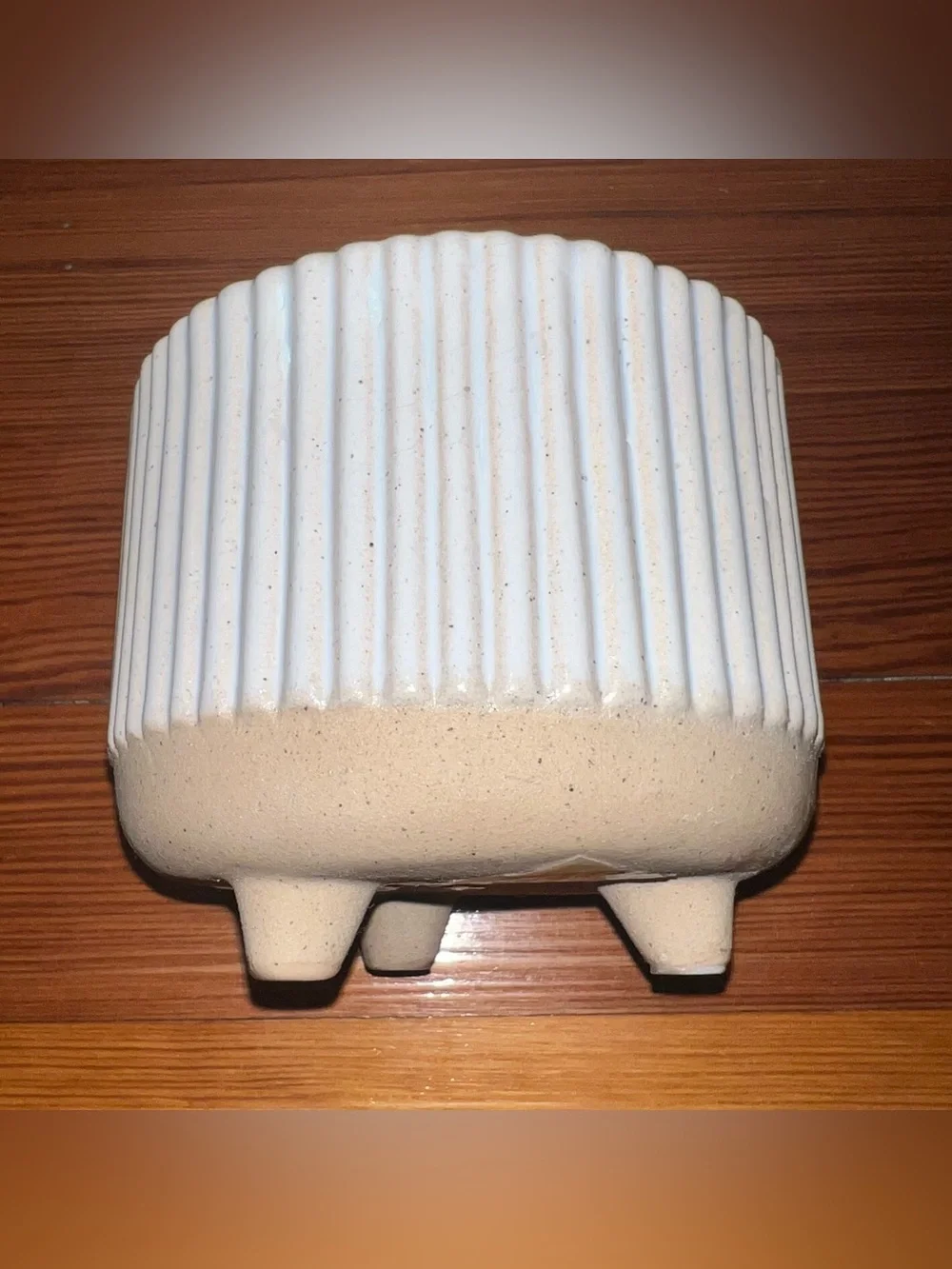 Ribbed Ceramic Planter